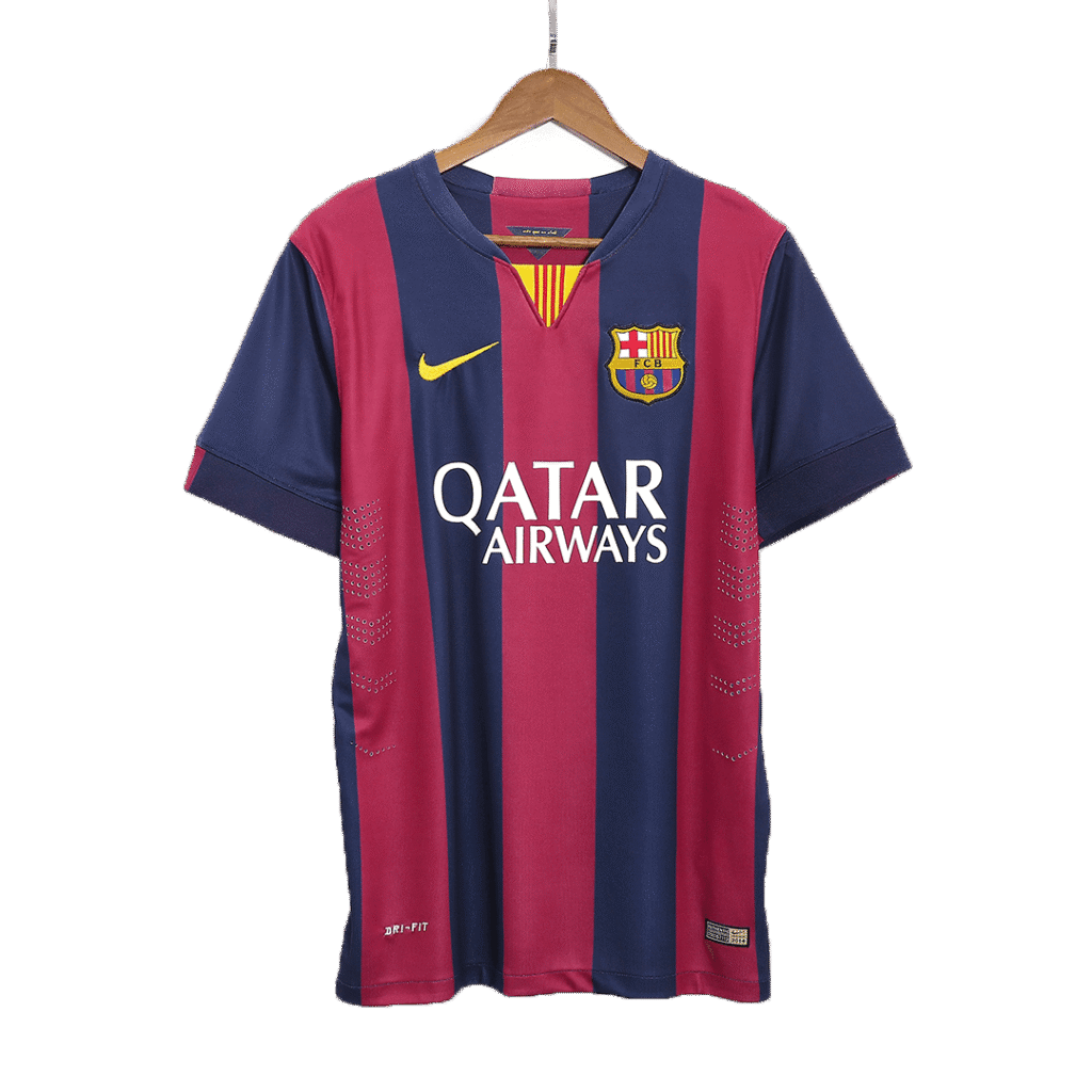 Retro 2014/15 Barcelona Home Soccer Jersey