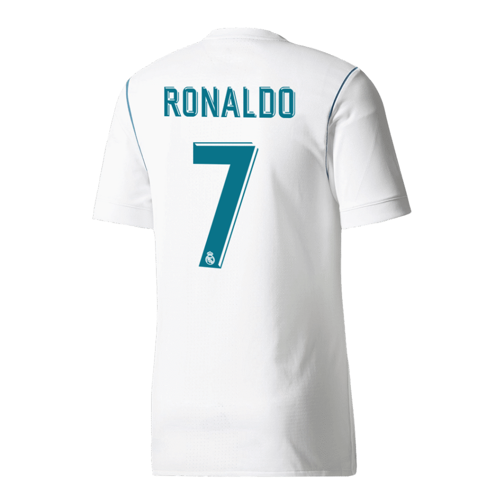 Vintage Soccer Jersey RONALDO #7 Real Madrid Home 2017/18