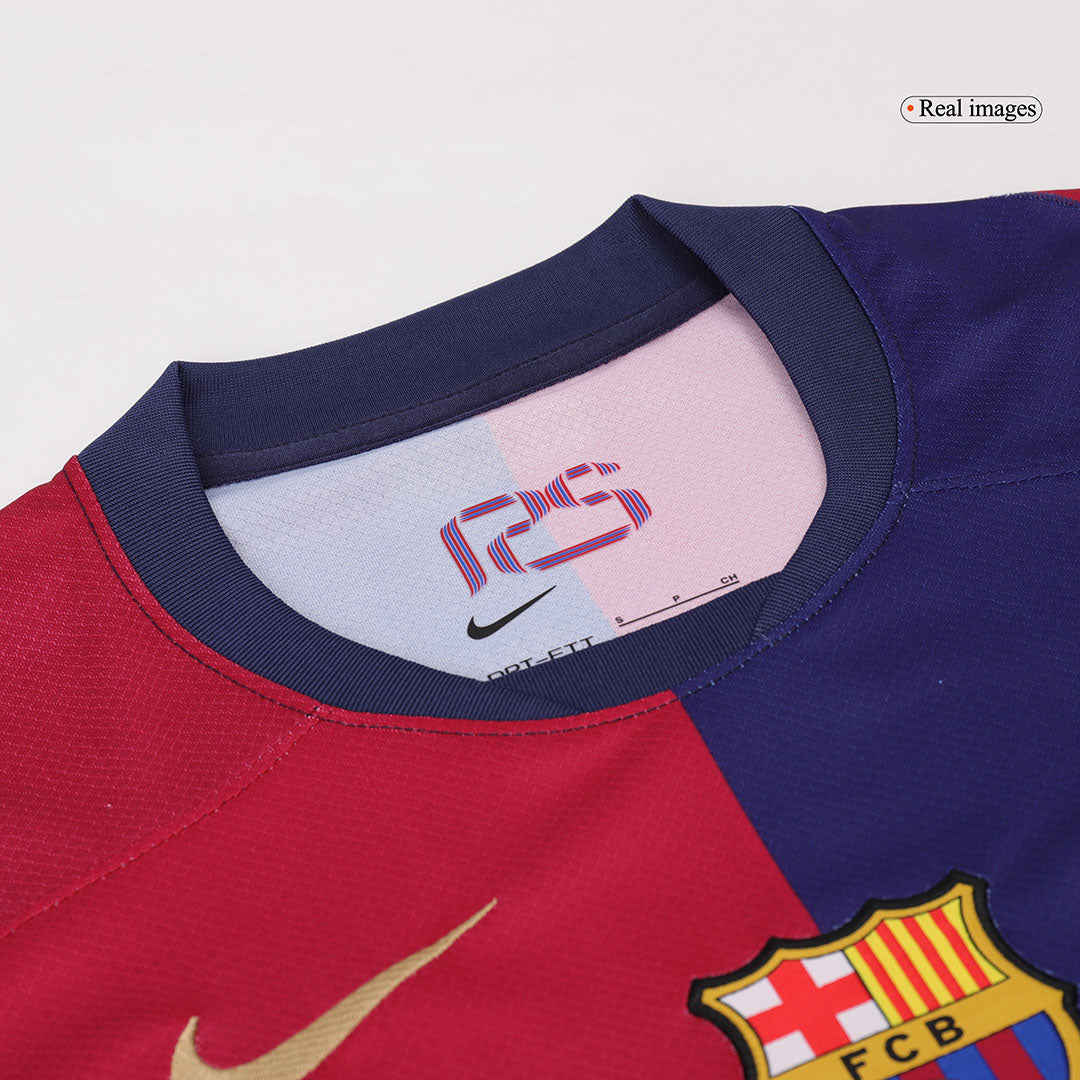 Gift-Barcelona Home Soccer Jersey 2024/25 - Spotify Logo Without Text - Image 4