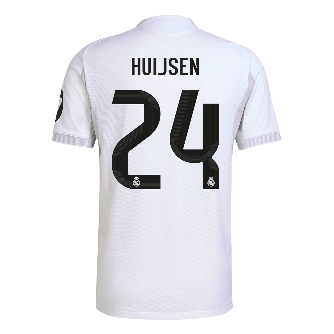 HUIJSEN #24 Real Madrid Home Authentic Soccer Jersey 2025/26 - Image 11