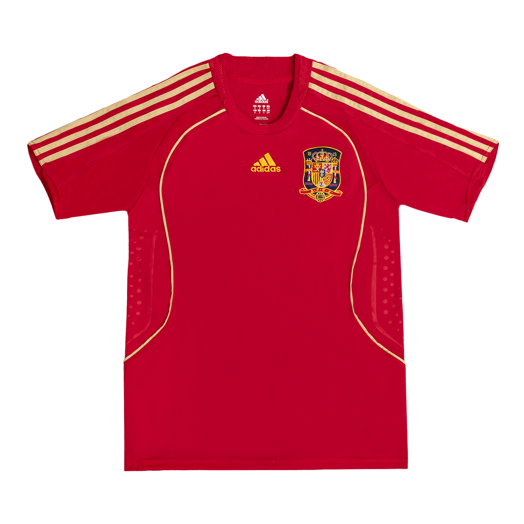 Retro 2008 Spain Home Soccer Jersey - Image 3
