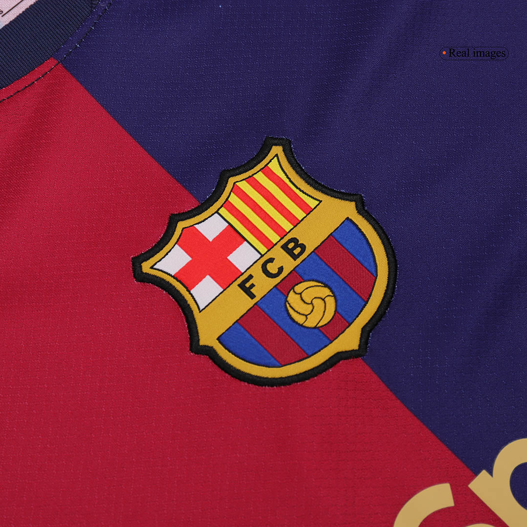 Gift-Barcelona Home Soccer Jersey 2024/25 - Spotify Logo Without Text - Image 5