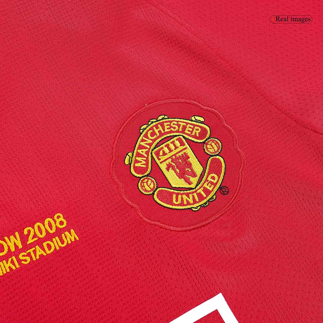RONALDO #7 Manchester United Retro Jersey Home Soccer Shirt 2007/08 - UCL Final - Image 5