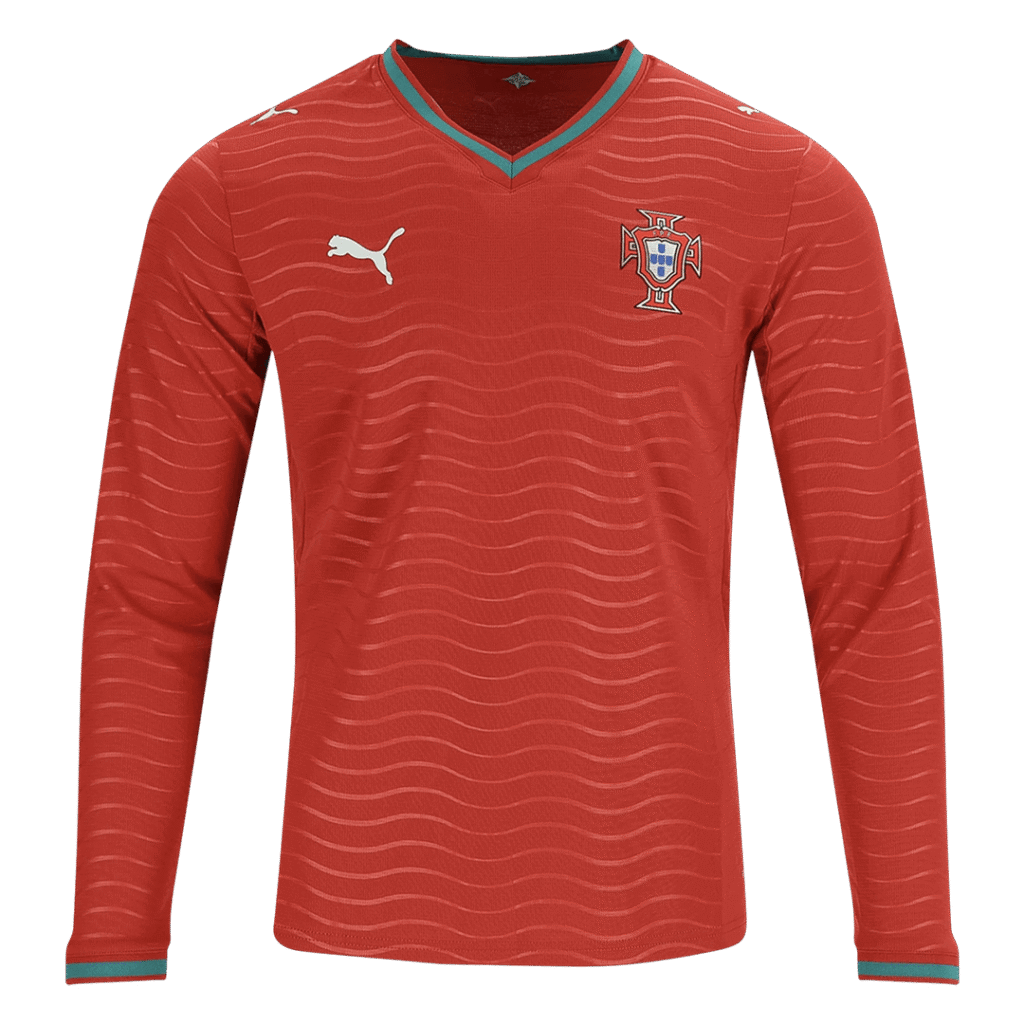 Portugal Home Long Sleeve Player Version Jersey World Cup 2026