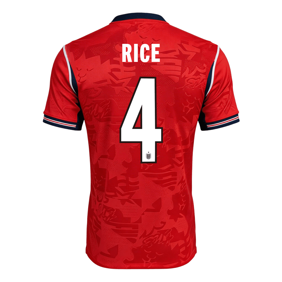 RICE #4 England Away Soccer Jersey World Cup 2026 - Image 8