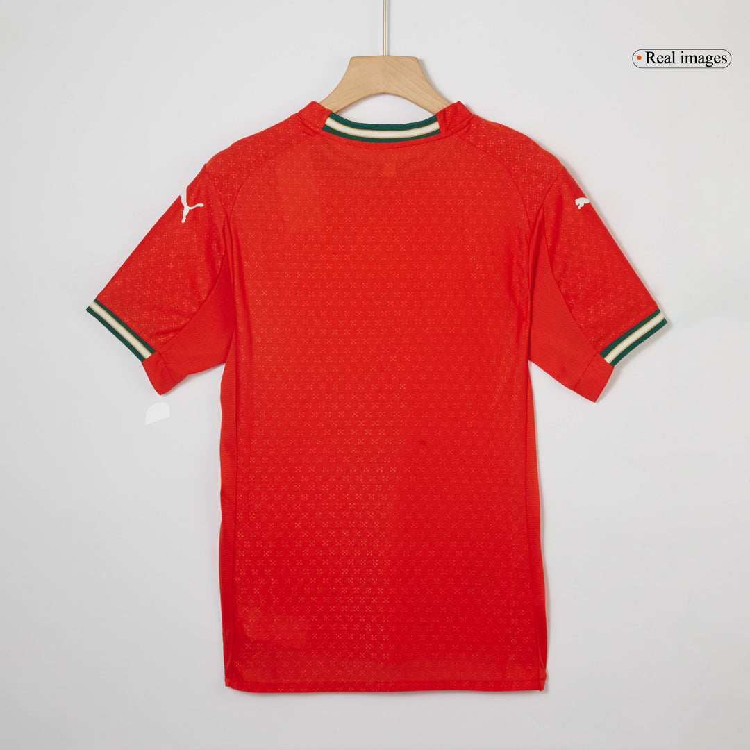 Authentic RONALDO #7 Portugal Home Soccer Jersey 2025 Red - Image 10