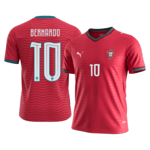 BERNARDO#10 Portugal Home Soccer Jersey World Cup 2026 Red