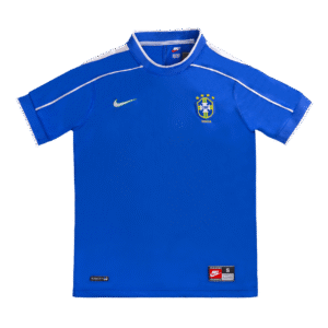 Retro 1998 Brazil Away Soccer Jersey