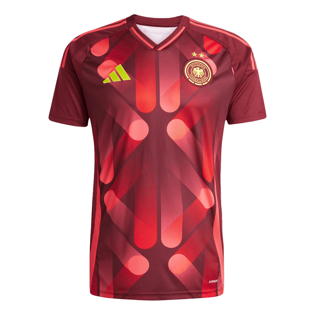 Men's Germany Away Soccer Jersey 2025 Red - Women's Euro