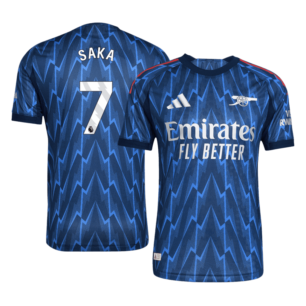 SAKA #7 arsenal Away Authentic Soccer Jersey 2025/26