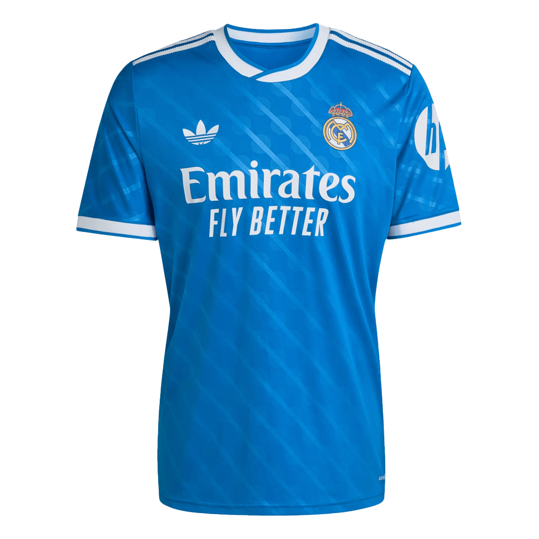 Real Madrid Third Away Soccer Jersey 2025/26 Blue - Image 2