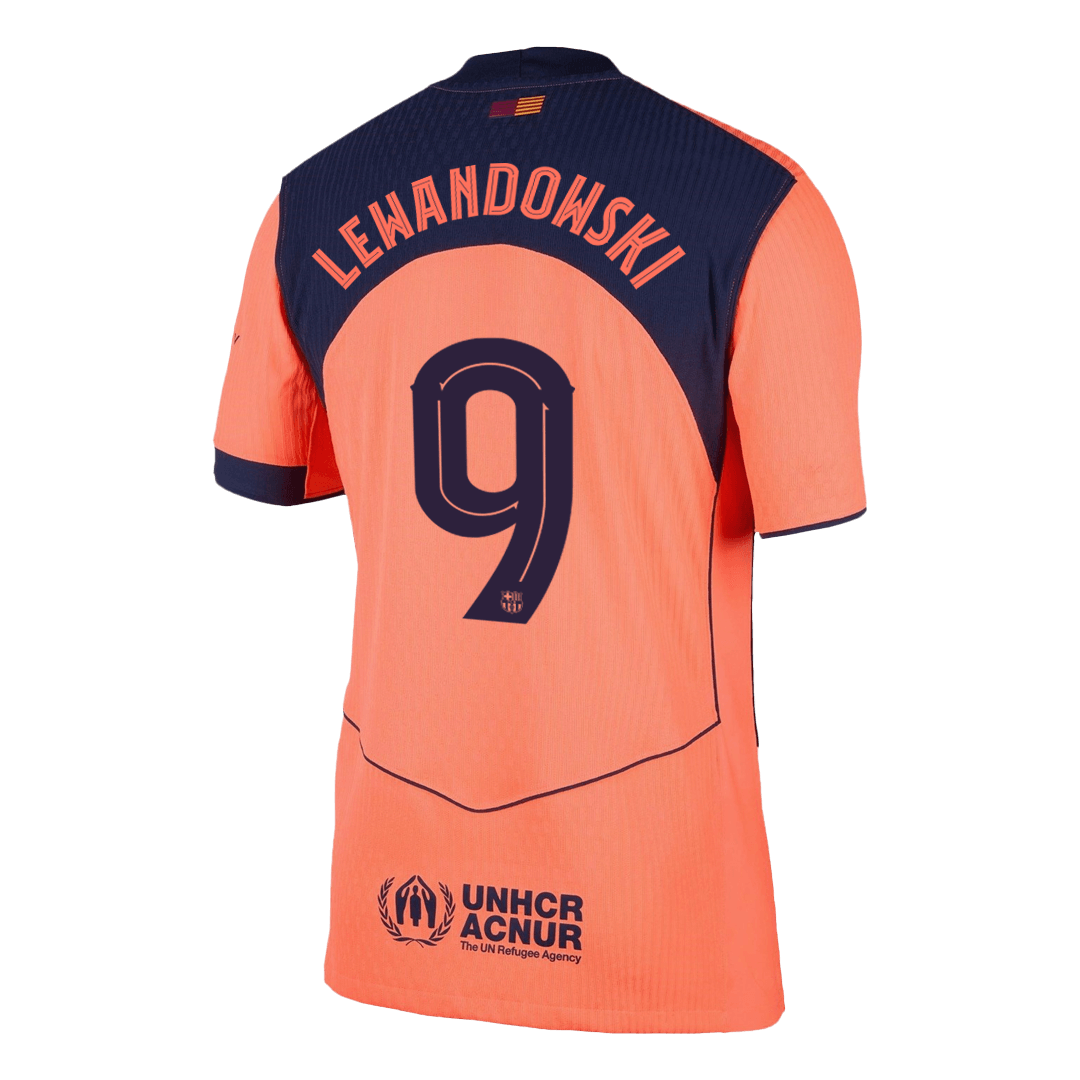 LEWANDOWSKI #9 Barcelona Third Away Authentic Soccer Jersey 2025/26 - UCL - Image 2