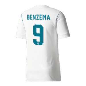 BENZEMA #9 Real Madrid Retro Jersey Home Soccer Shirt 2017/18
