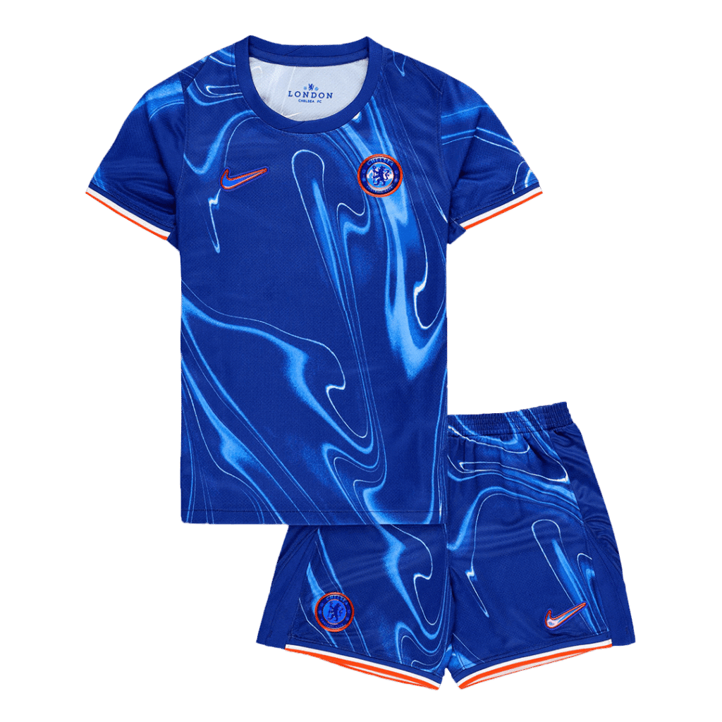 Gift-Kid's Chelsea Home Soccer Jersey Kit(Shirt+Shorts) 2024/25