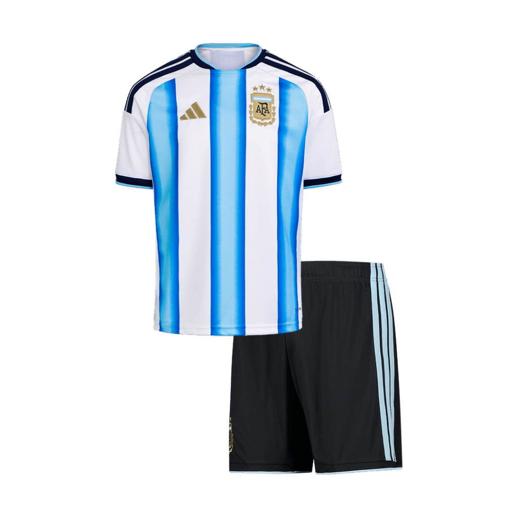 Argentina Home Kids Soccer Jerseys Kit World Cup 2026