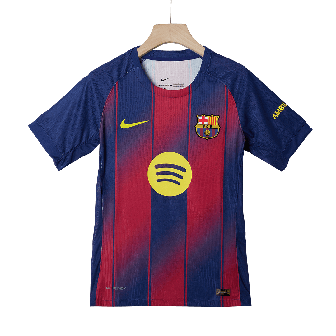 PEDRI #8 Barcelona Home Authentic Soccer Jersey 2025/26 - UCL - Image 13