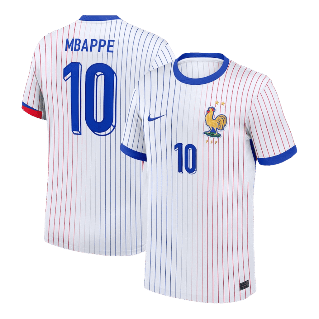 MBAPPE #10 France Soccer Jersey Away Custom Shirt 2024