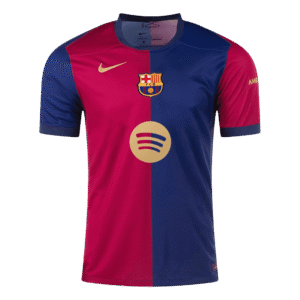 Gift-Barcelona Home Soccer Jersey 2024/25 - Spotify Logo Without Text