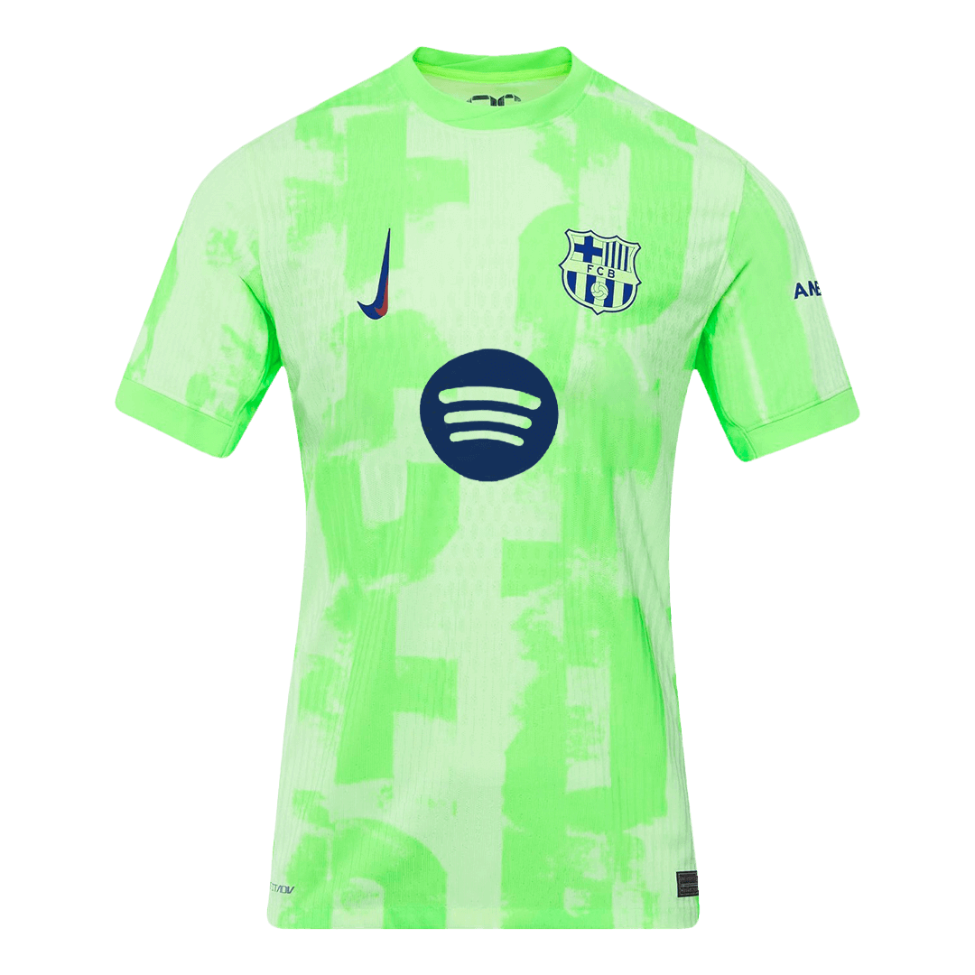 Authentic GAVI #6 Barcelona Third Away Soccer Jersey 2024/25 - UCL¡ꡧSpotify Logo Without Text¡ê? - Image 3