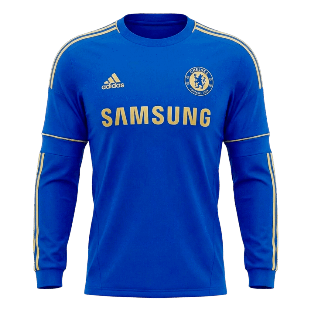 Retro Soccer Jersey Chelsea Home Long Sleeve 2012/13