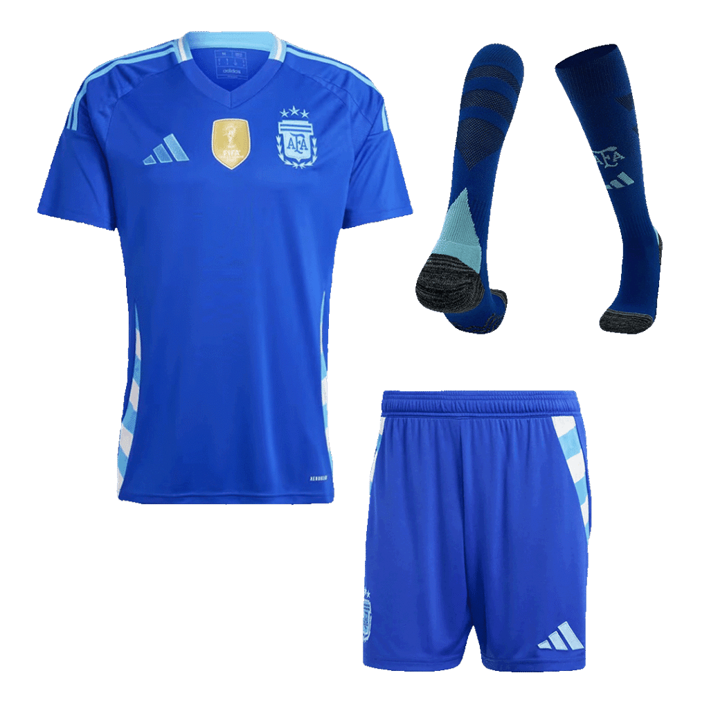 Argentina Away Custom Full Soccer Kit 2024
