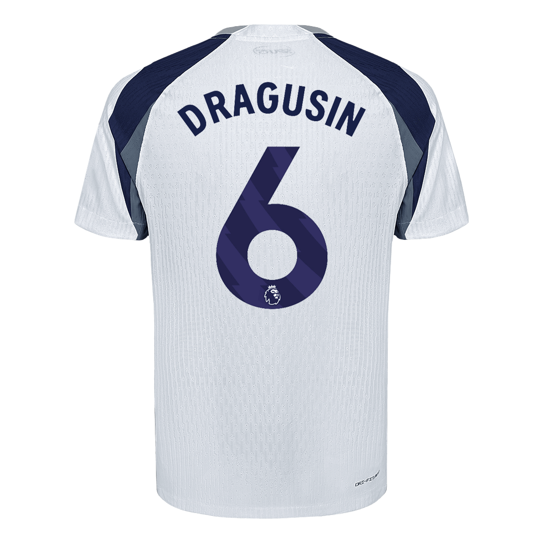 DRAGUSIN #6 Tottenham Hotspur Home Authentic Soccer Jersey 2025/26 - Image 9