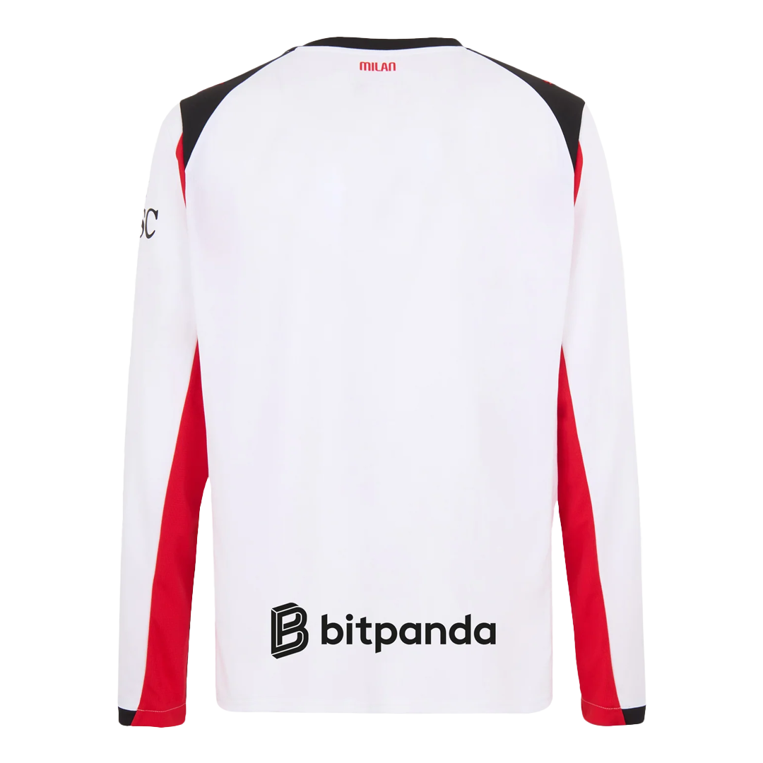AC Milan Away Long Sleeve Soccer Jersey 2025/26 - Image 3