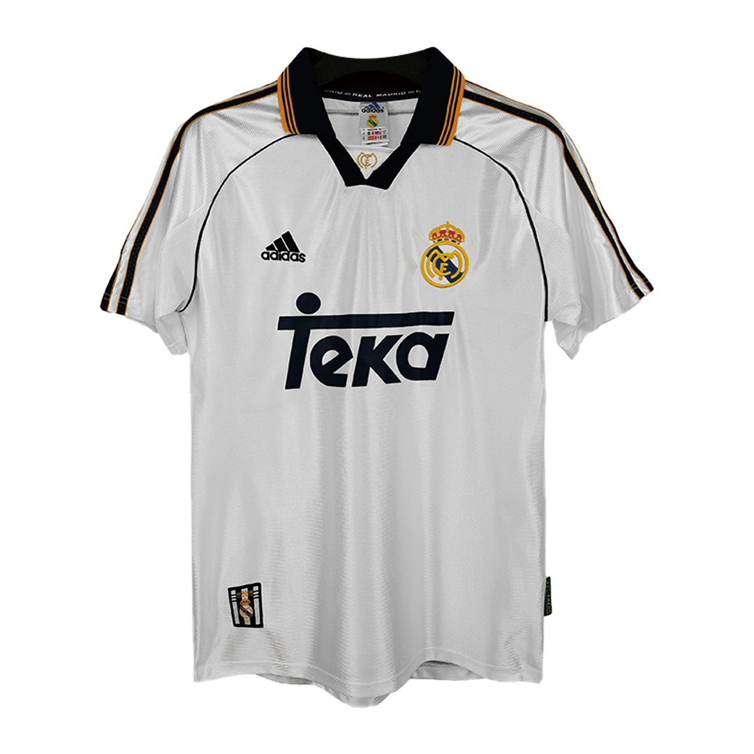 Retro Jersey RAUL #7 Real Madrid Retro Jersey Home Soccer Shirt 1998/00 - Image 10