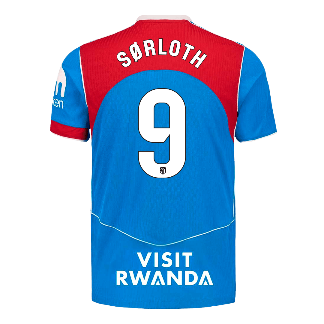 SØRLOTH #9 Atletico Madrid Third Away Player Version Jersey 2025/26 - Image 12