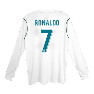 Vintage Soccer Jersey RONALDO #7 Real Madrid Home Long Sleeve 2017/18