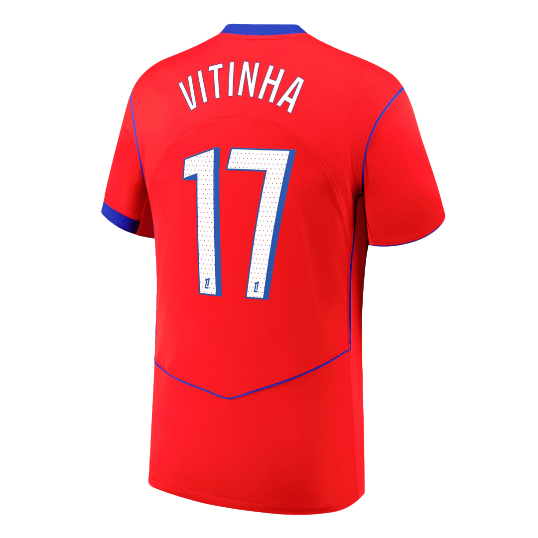VITINHA #17 PSG Third Away Soccer Jersey 2025/26 - Image 8