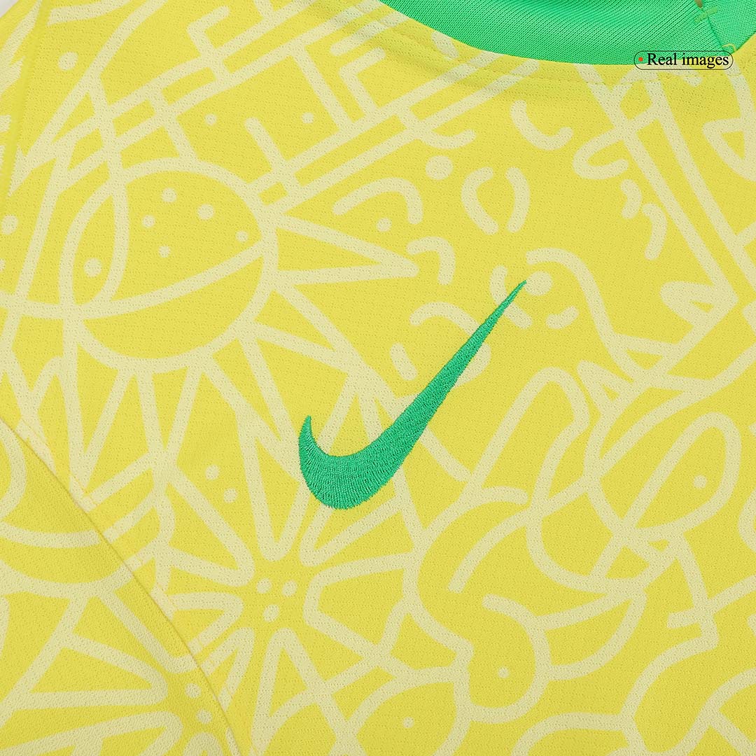 VINI JR. #7 Brazil Home Soccer Jersey Copa America 2024 - Image 5
