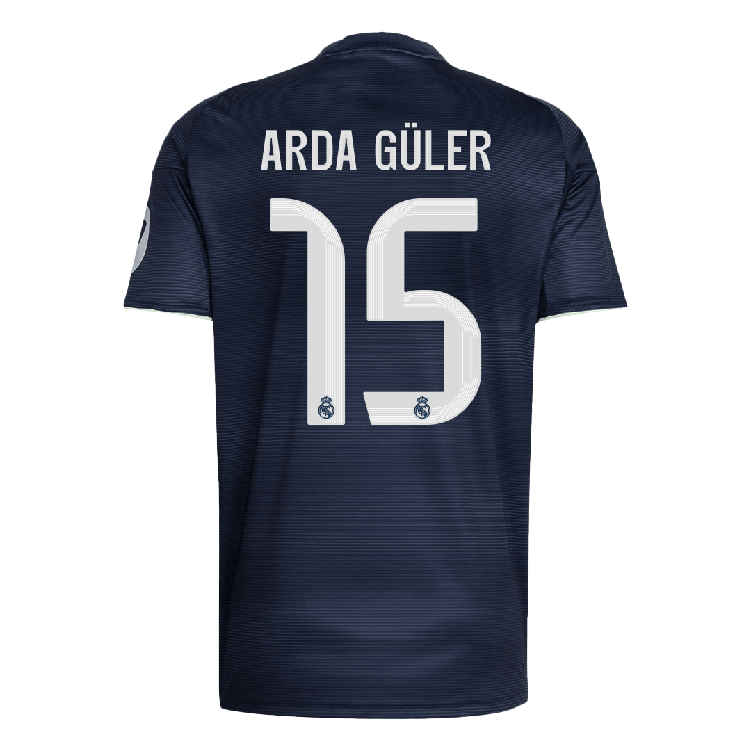 ARDA GÜLER #15 Real Madrid Away Soccer Jersey 2025/26 - Image 12