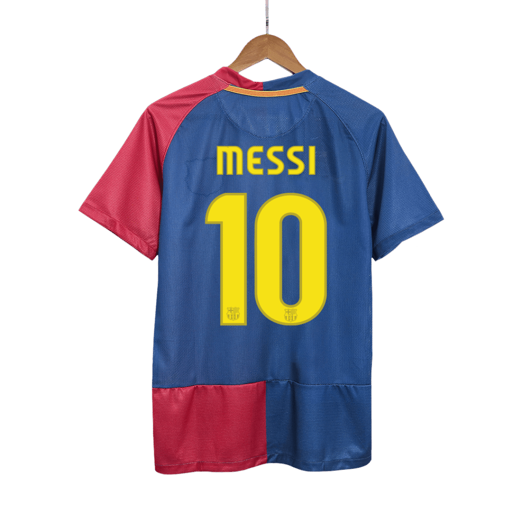 MESSI #10 Home Retro Jersey Soccer Jersey 2008/09 - UCL UCL Final