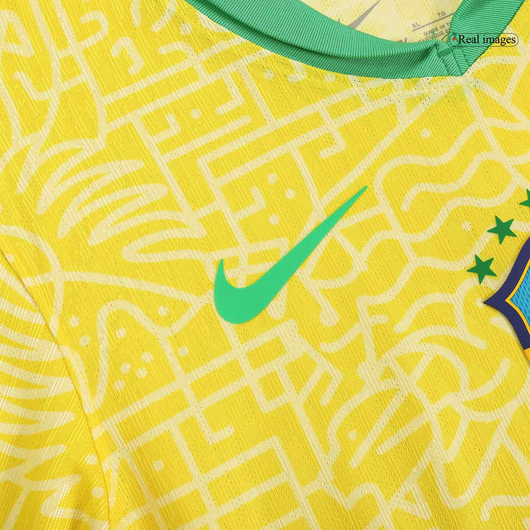 Authentic Brazil Home Soccer Jersey Copa America 2024 - Image 5