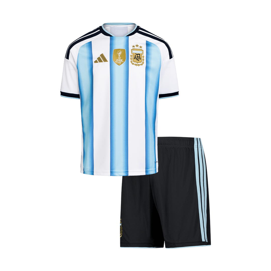 Argentina Home Kids Soccer Jerseys Kit World Cup 2026