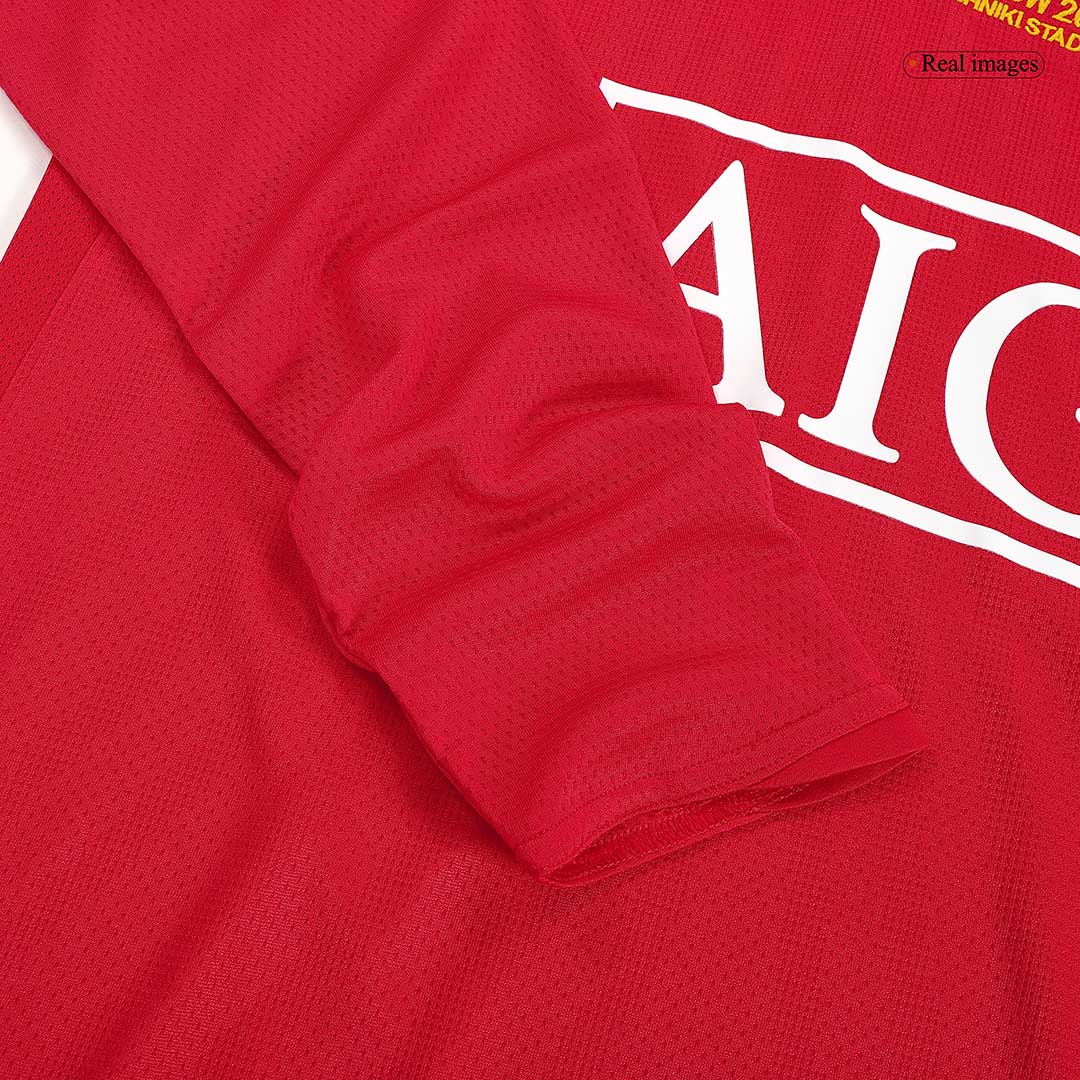 RONALDO #7 Manchester United Retro Jersey Home Soccer Shirt 2007/08 - UCL Final - Image 3