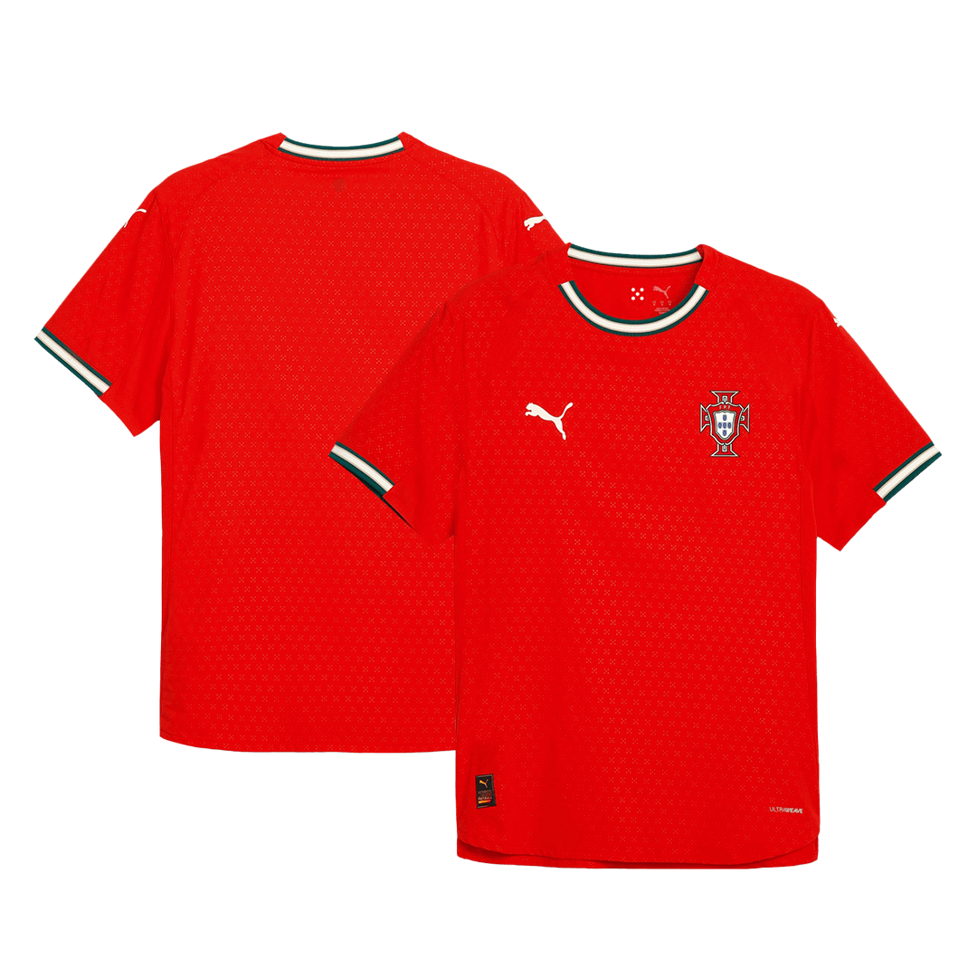 Authentic Portugal Home Soccer Jersey 2025 Red - Image 12