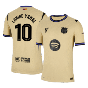 LAMINE YAMAL #10 Barcelona Away Authentic Soccer Jersey 2025/26 - UCL