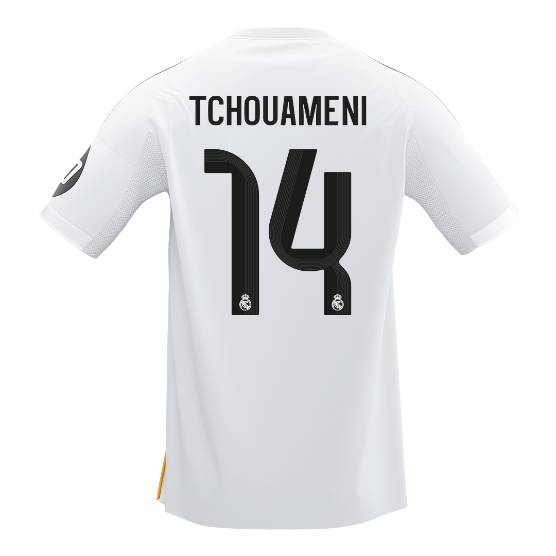TCHOUAMENI #14 Real Madrid Home Soccer Jersey 2025/26 - Image 8
