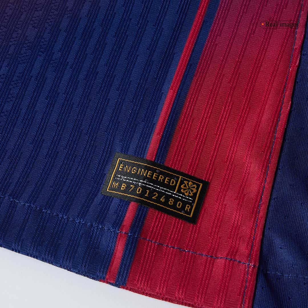 PEDRI #8 Barcelona Home Authentic Soccer Jersey 2025/26 - UCL - Image 5