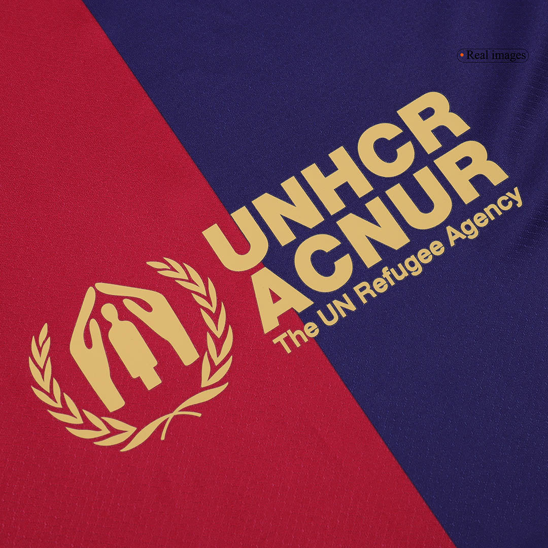 Gift-Barcelona Home Soccer Jersey 2024/25 - Spotify Logo Without Text - Image 10