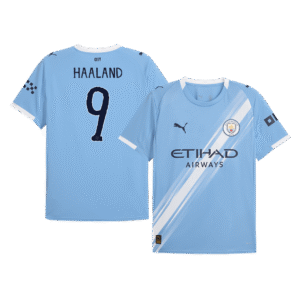 HAALAND #9 Manchester City Home Soccer Jersey 2025/26 Blue Jersey - Club World Cup