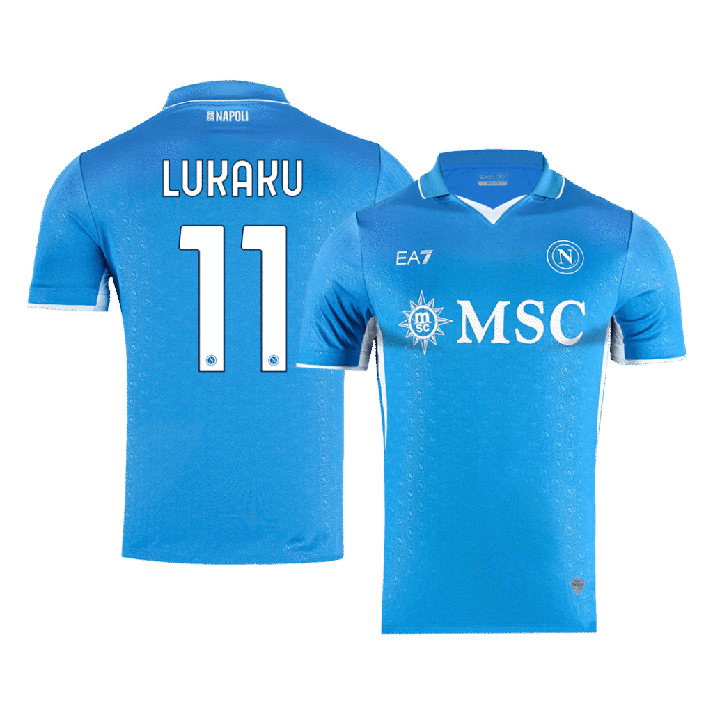 Authentic LUKAKU #11 Napoli Home Soccer Jersey 2024/25