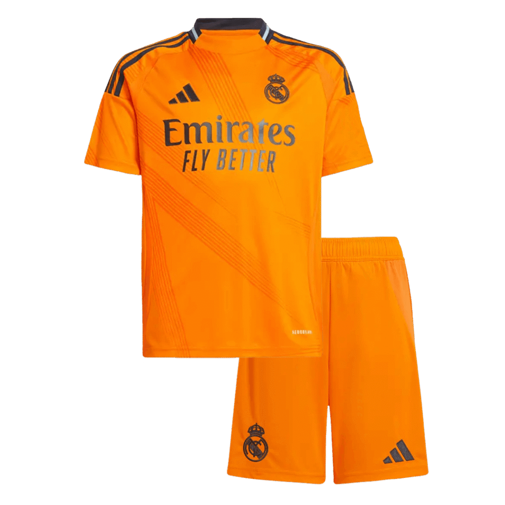Gift-Kid's Real Madrid Away Soccer Jersey Kit (Shirt+Shorts) 2024/25