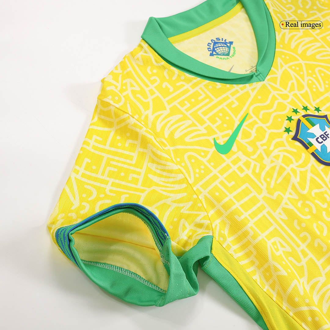 Authentic Brazil Home Soccer Jersey Copa America 2024 - Image 4