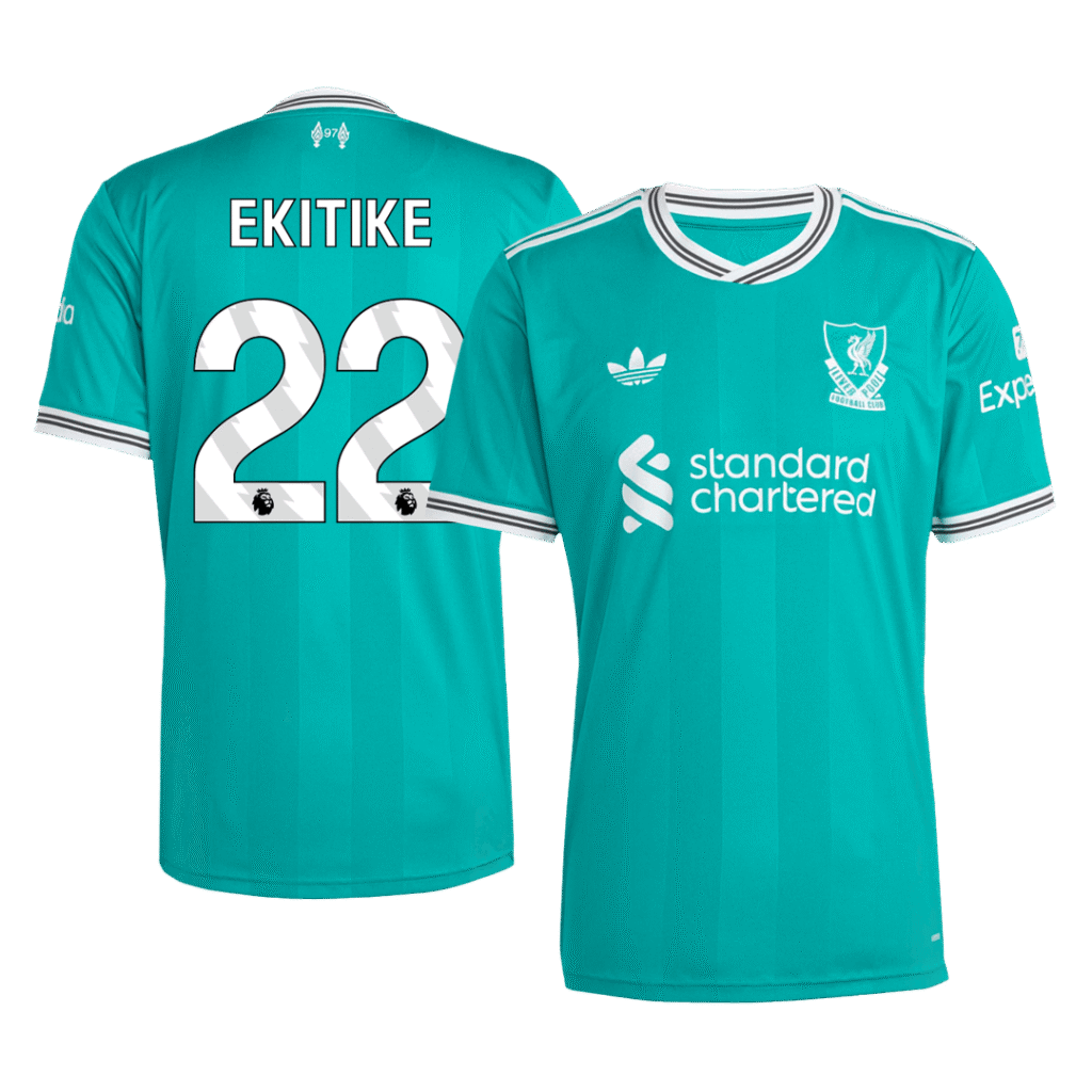 EKITIKE #22 Liverpool Third Away Soccer Jersey 2025/26