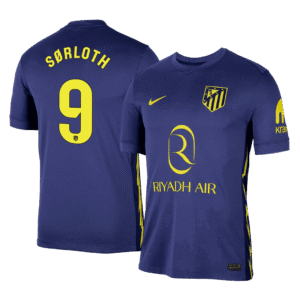 SØRLOTH #9 Atletico Madrid Away Soccer Jersey 2025/26