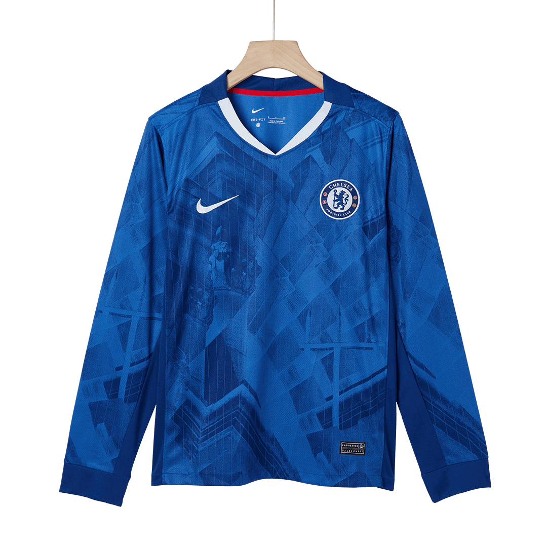 Chelsea Home Long Sleeve Soccer Jersey 2025/26 - Image 9