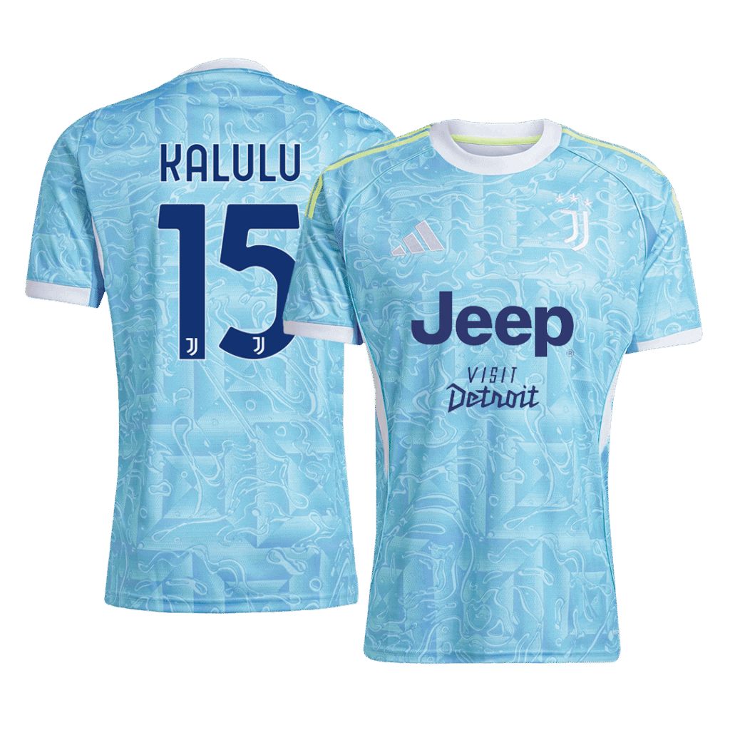 KALULU #15 Juventus Away Soccer Jersey 2025/26